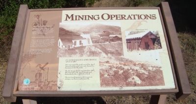Mining Operations Marker. Click for more information. Mining Operations Marker image. Click for more information.