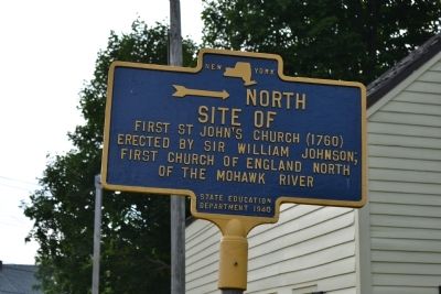 Site of First St John's Church Marker image. Click for full size.