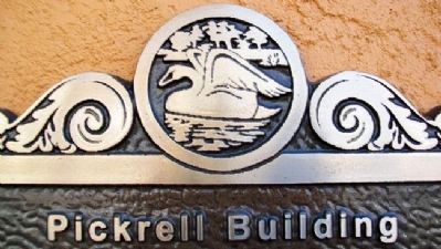 Pickrell Building Marker Detail image. Click for full size.