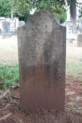 Isaac Beckwith Tombstone image. Click for full size.
