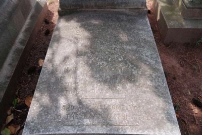 Susan McGowan Benet Tombstone<br>Tablet Inscription image. Click for full size.