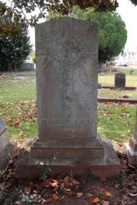 Judge William Christie Benet Tombstone Front image. Click for full size.