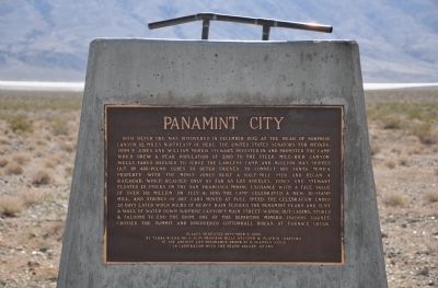Panamint City Marker image. Click for full size.