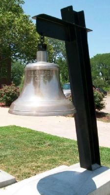 Bell from U.S.S. Topeka CLG-8 image. Click for full size.