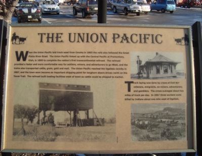 The Union Pacific Marker image. Click for full size.