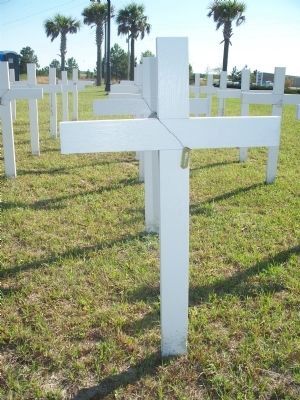 Crosses at Veteran's Memorial Park image. Click for full size.