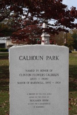 Calhoun Park Marker image. Click for full size.