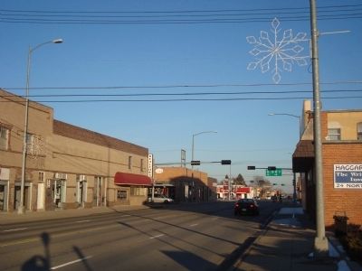 U.S. Highway 30 in Ogallala, Nebraska, formerly part of the Lincoln Highway image. Click for full size.