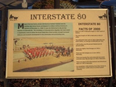 Interstate 80 Marker image. Click for full size.