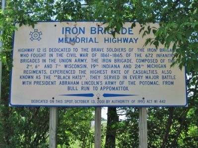 Iron Brigade Marker image. Click for full size.
