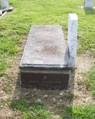 James Thompson Grave in the Church Cemetery image. Click for full size.