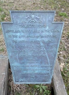Trimble's Ford Marker image. Click for full size.