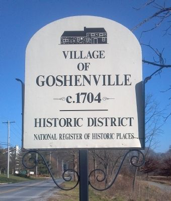 Goshenville Marker image. Click for full size.