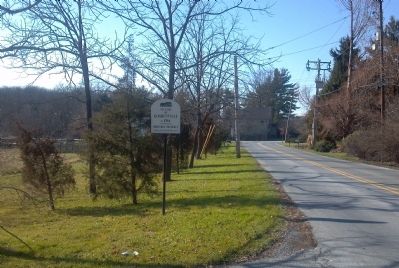 Goshenville Marker looking West on East Boot Road image. Click for full size.