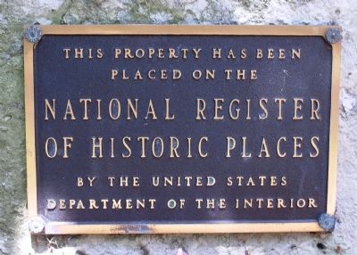 “Sunnyhill Home” National Register of Historic Places Plaque image. Click for full size.