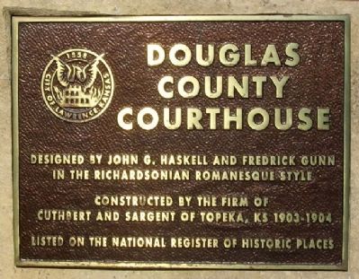 Douglas County Courthouse Marker image. Click for full size.