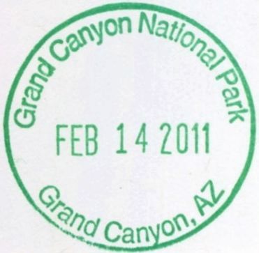 National Park Passport Stamp image. Click for full size.
