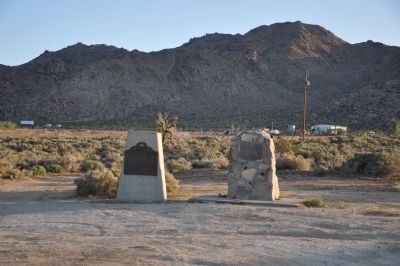 Chimney Rock and The Last Indian Fight in Southern California Markers image. Click for full size.
