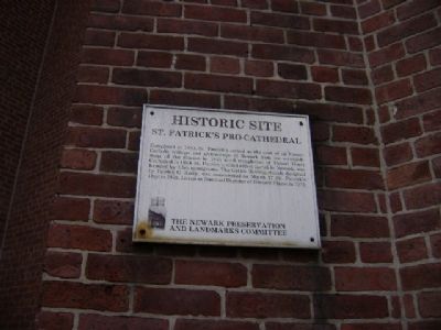 St. Patrick's Pro-Cathedral Marker image. Click for full size.
