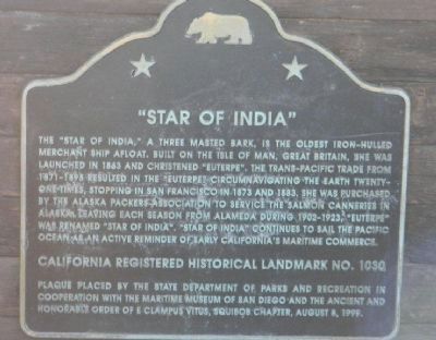 “Star of India” Marker image. Click for full size.