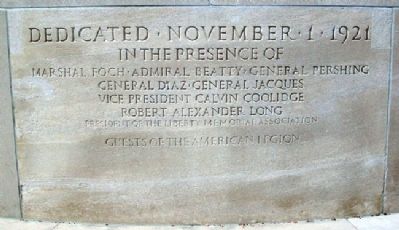 Liberty Memorial Dedication image. Click for full size.
