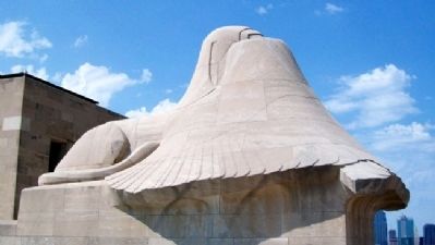 Liberty Memorial Sphinx "Memory" image. Click for full size.