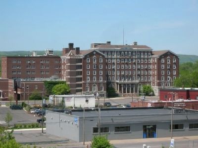 The Former Hotel Van Curler - SCCC, Seen from a Distance in Schenectady image. Click for full size.