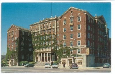 Hotel Van Curler Post Card image. Click for full size.