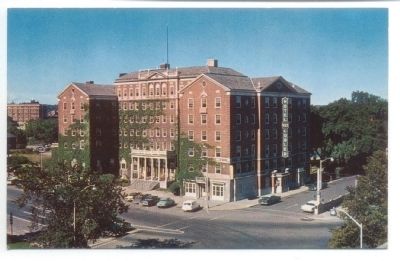 Hotel Van Curler Post Card image. Click for full size.