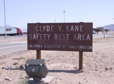 Clyde V. Kane Safety Rest Area. Click for full size. Clyde V. Kane Safety Rest Area image. Click for full size.