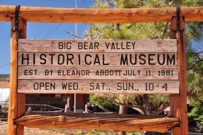 Big Bear Valley Historical Museum image. Click for full size.