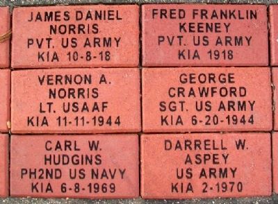 Veterans Memorial Pavers image. Click for full size.