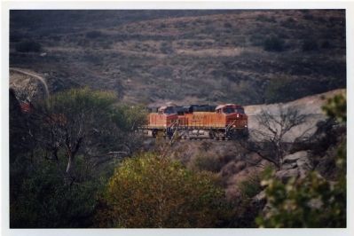 BNSF 7563 at Blue Cut image. Click for full size.