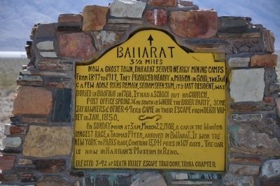 Ballarat Marker image. Click for full size.