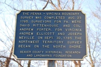 The Penna. - Virginia Boundary Marker image. Click for full size.