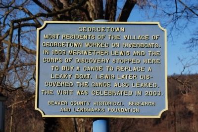Georgetown Marker image. Click for full size.