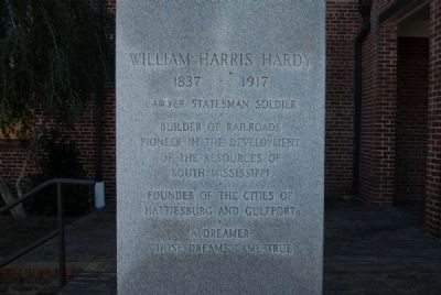 William Harris Hardy Marker image. Click for full size.