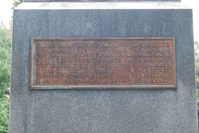 Benjamin Ryan Tillman Monument<br>West Plaque image. Click for full size.