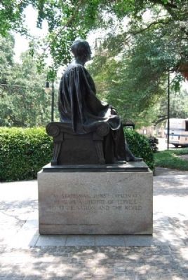 James F. Byrnes Monument<br>Northwest Base. Click for full size. James F. Byrnes Monument<br>Northwest Base image. Click for full size.