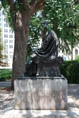 James F. Byrnes Monument<br>Southeast Base. Click for full size. James F. Byrnes Monument<br>Southeast Base image. Click for full size.