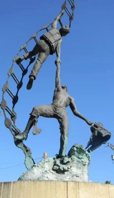 'Jacobs Ladder', memorial centerpiece image. Click for full size.