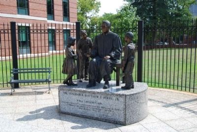 Statue of Hon. Matthew J. Perry, Jr. image. Click for more information.