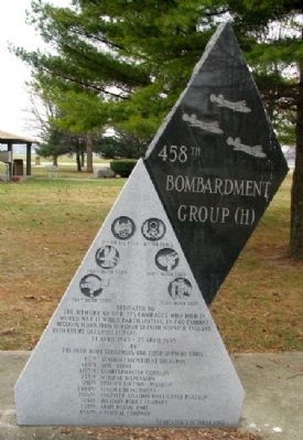 458th Bombardment Group (H) Marker image. Click for full size.