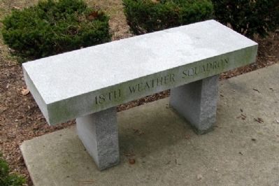 Bench at 458th Bomb Group (H) Memorial. Click for full size. Bench at 458th Bomb Group (H) Memorial image. Click for full size.
