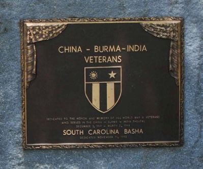 China - Burna - India Veterans Marker image. Click for full size.