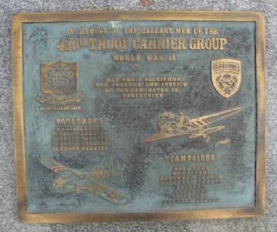 436th Troop Carrier Group Marker image. Click for full size.