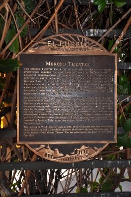 Merced Theatre Marker image. Click for full size.