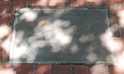 The Gonzales Fountain Marker. Click for full size. The Gonzales Fountain Marker image. Click for full size.