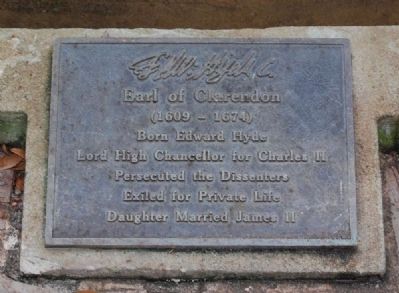 Earl of Clarendon Marker image. Click for full size.