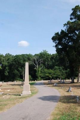 Benjamin Franklin Randolph Monument<br>Randolph Cemetery. Click for full size. Benjamin Franklin Randolph Monument<br>Randolph Cemetery image. Click for full size.